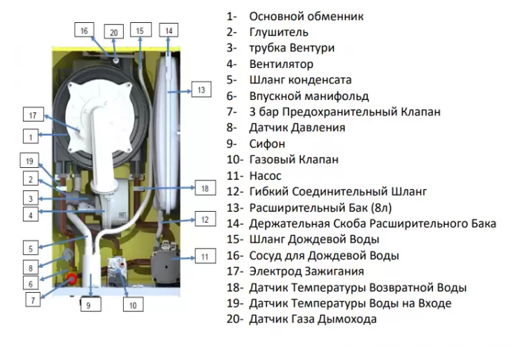 Настенный газовый котел E.C.A. Proteus Premix 30 HCH NG