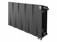Биметаллический радиатор отопления Royal Thermo PianoForte 300 10 секций Noir Sable VDR