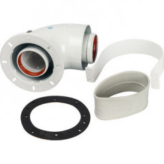 Адаптер коаксиальный STOUT для котла 90° D60/100