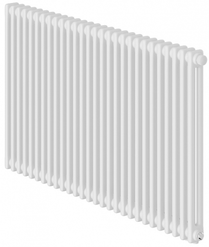 Стальной трубчатый радиатор 2-колончатый Royal Thermo Insignia VC2050 - 28 секц. RAL9016, нижнее 1/2