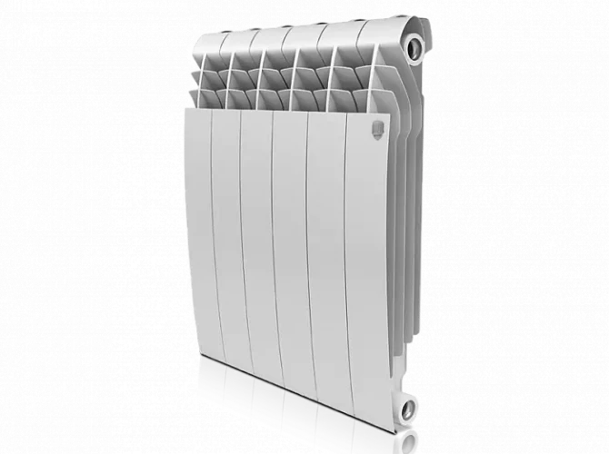 Биметаллический радиатор отопления Royal Thermo BiLiner 500 12 секций Bianco Traffico