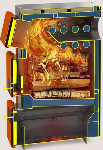 Твердотопливный котел Теплодар КУППЕР ПРО-42 (2.0)