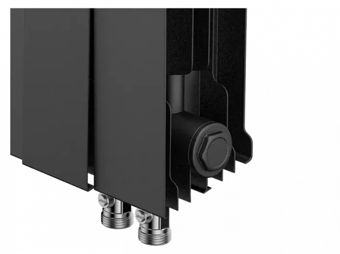 Биметаллический радиатор отопления Royal Thermo PianoForte 300 18 секций Noir Sable VDR
