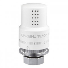 Термоголовка жидкостная Royal Thermo DESIGN М30х1,5 белый (корпус пластик)