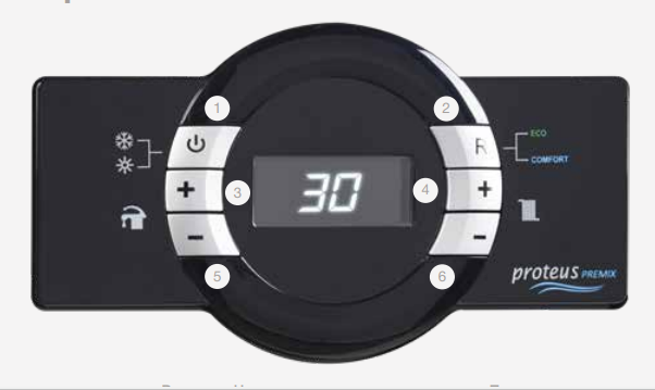 Настенный газовый котел ECA PROTEUS PREMIX 35 HCH NG