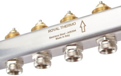 Для отопления Royal Thermo 1" ВР-3/4" НР, 11 выходов, нерж. (RTE 51.111)