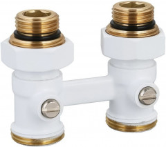 Узлы нижнего подключения Royal Thermo прямой 1/2&quot;х3/4&quot; EK (белый)